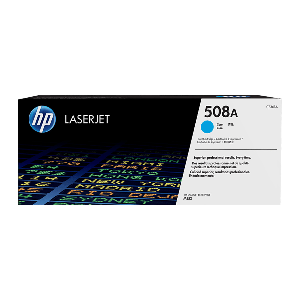 Tóner HP LaserJet 508A Cian
