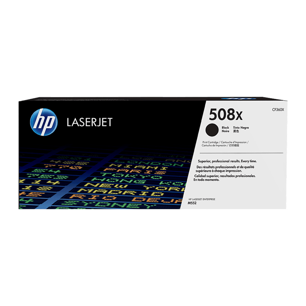 Tóner HP LaserJet 508X Negro