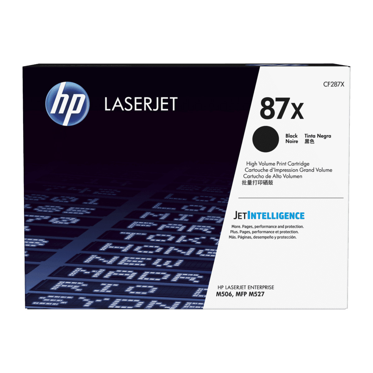 Tóner HP 87X Negro