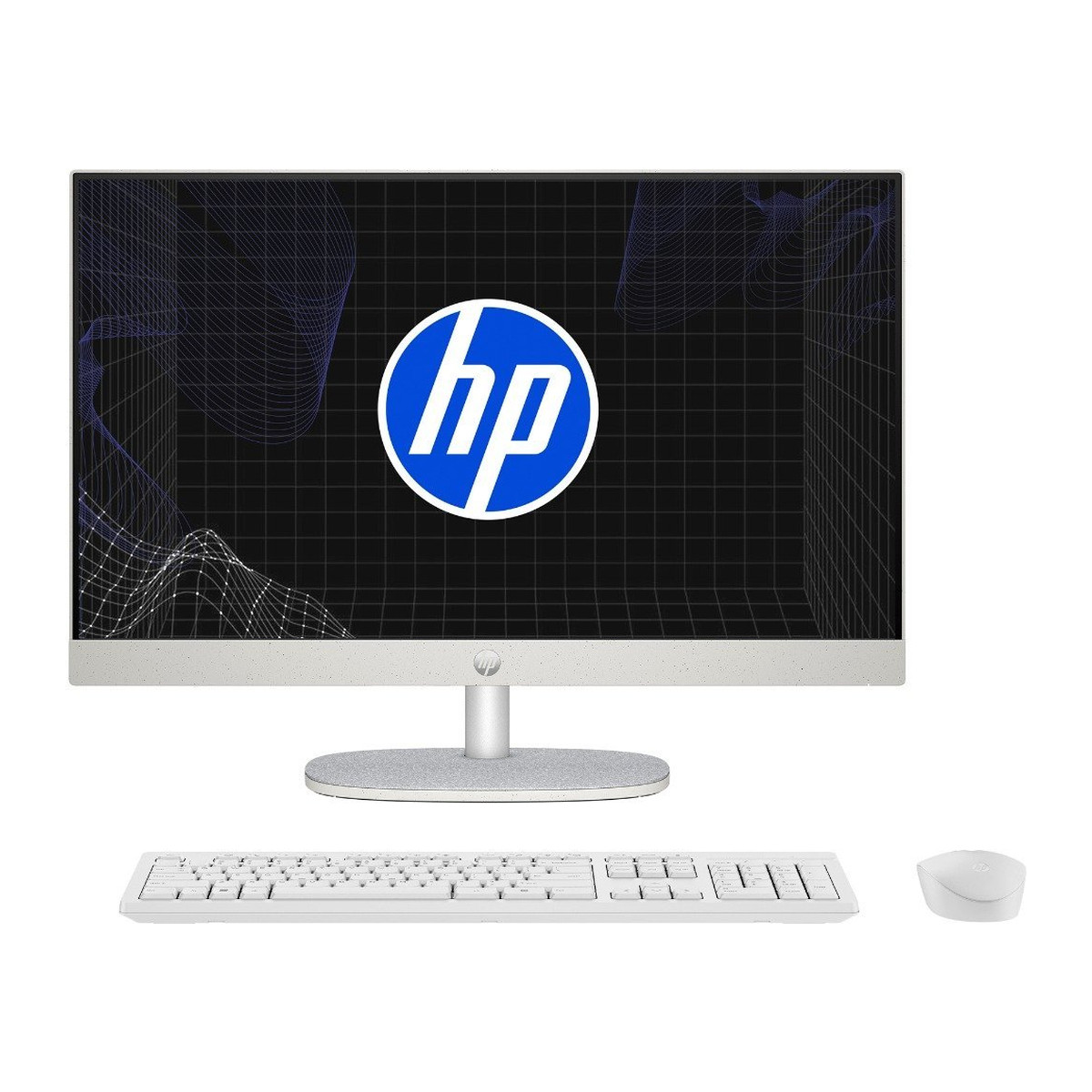 Computadora All-in-one HP BA1V8LA#ABM 23.8" Blanco