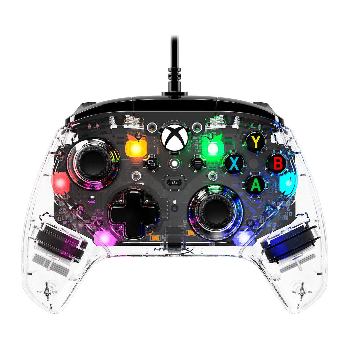 Control alámbrico HyperX Clutch Gladiate RGB para Xbox y PC