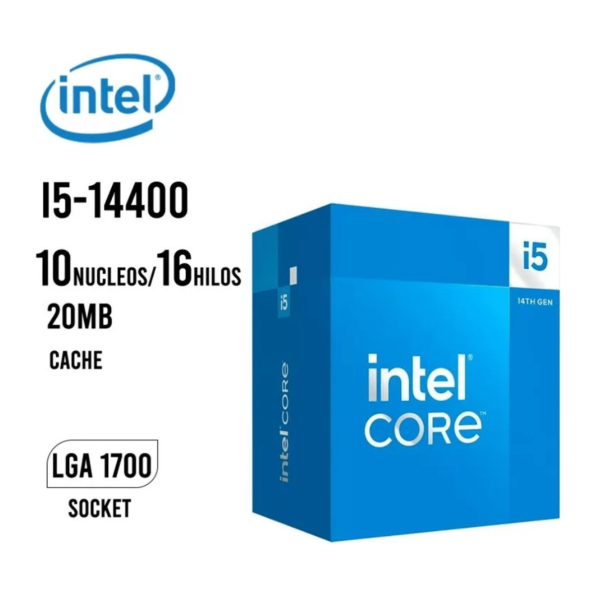 Procesador Intel Core i5-14400 10 núcleos LGA1700