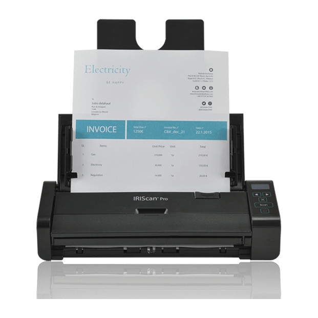 Escáner de documentos dúplex IRIScan Pro 5 con alimentador de 20 hojas