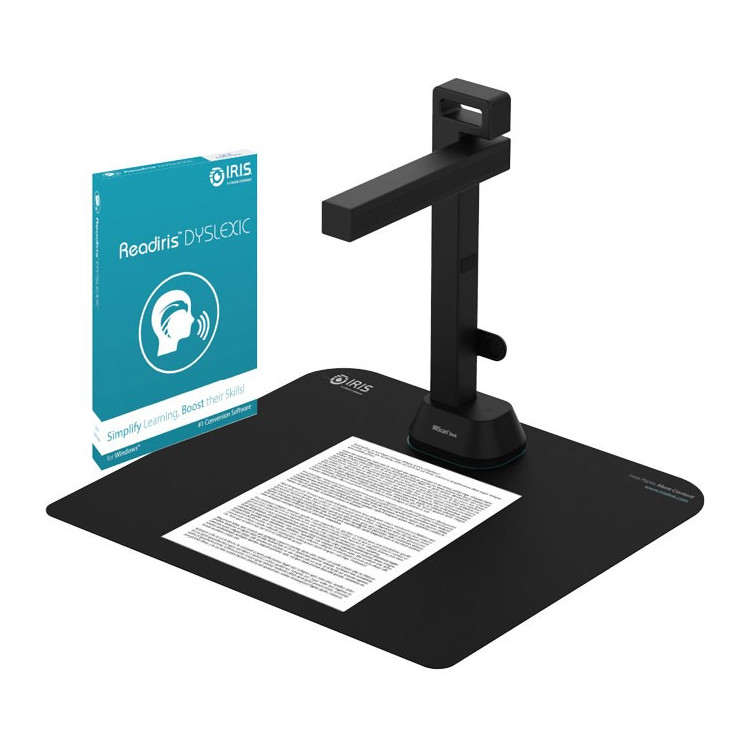 Escáner de libros y documentos IRIScan Desk 6 Pro Dyslexic A3 con Readiris Dyslexic