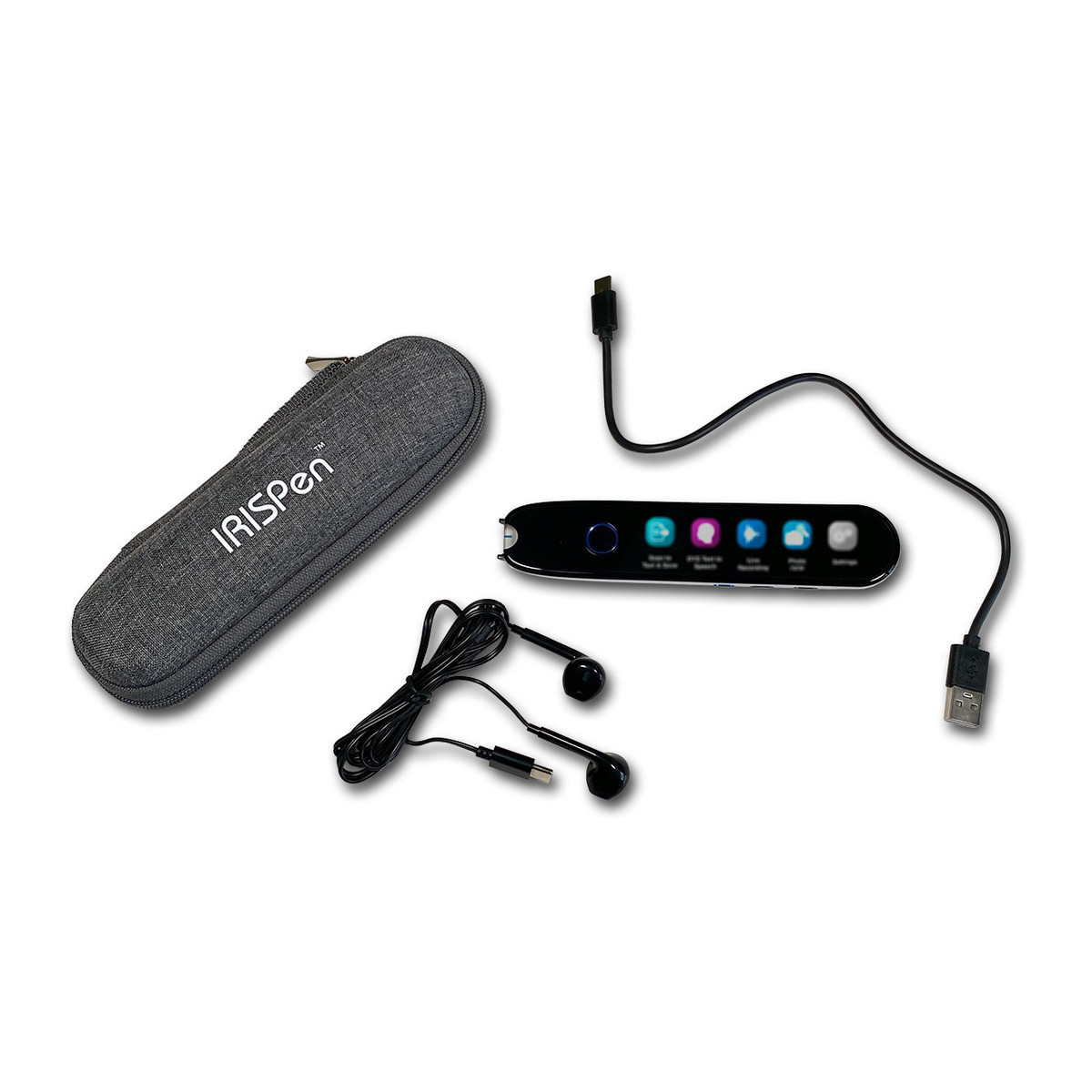 Escáner lápiz IRISPen Reader 8 con audífonos USB-C