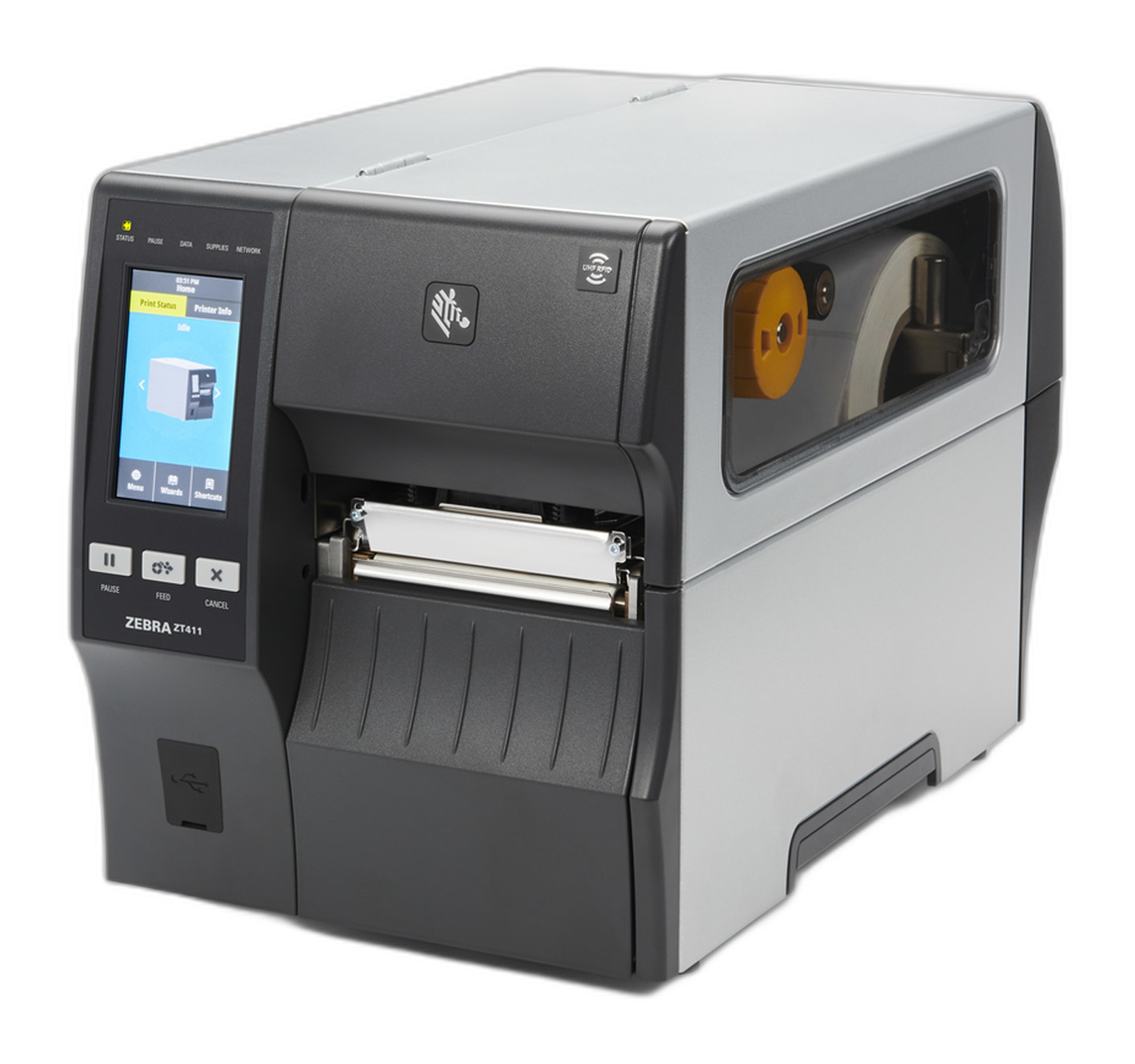 Zebra Impresora Industrial Térmica ZT411 4", 203 DPI, No Requiere Tinta, USB, Serial, Ethernet, Bluetooth, Pantalla Táctil LCD Color, 1 Año de Garantía, Transferencia Térmica