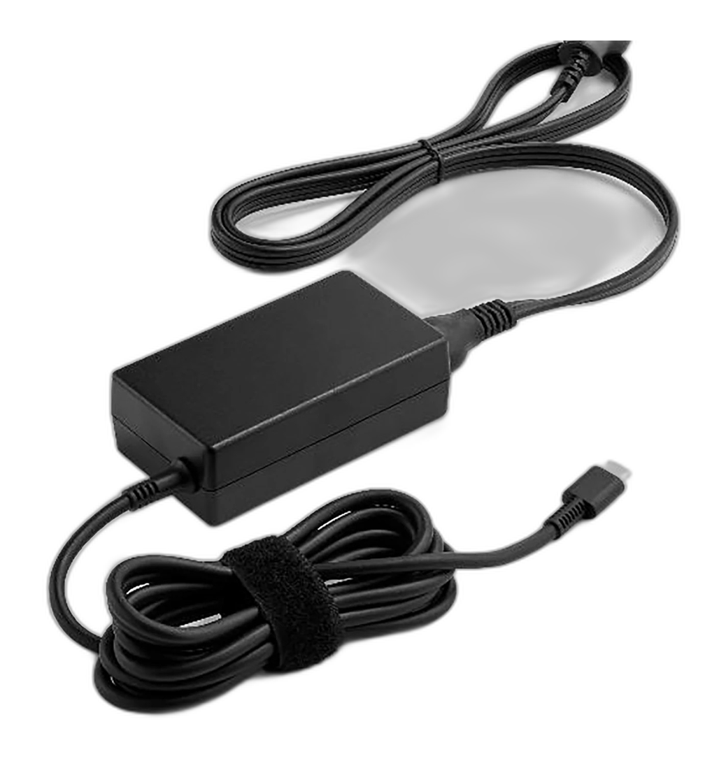 HP Poly USB-C 65W Power Adapter and Power Cord Kit Negro