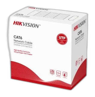 Cable de red Hikvision UTP gris