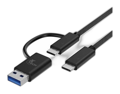 Cable USB-C a USB-A Xtech 1.82 m