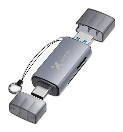 Lector de tarjetas Xtech XTC-581 USB 3.0 OTG