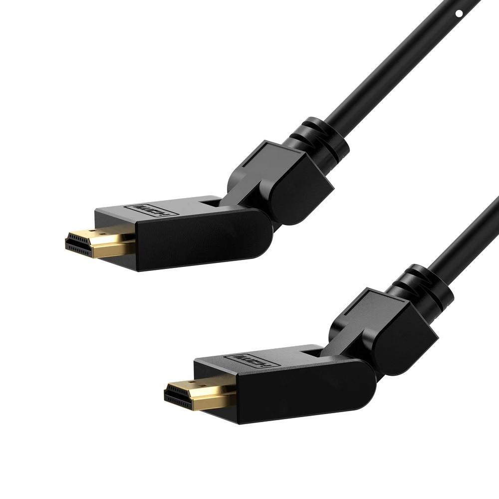 Xtech - Video / audio cable - HDMI - Male to Male Swivel 6f XTC-607
