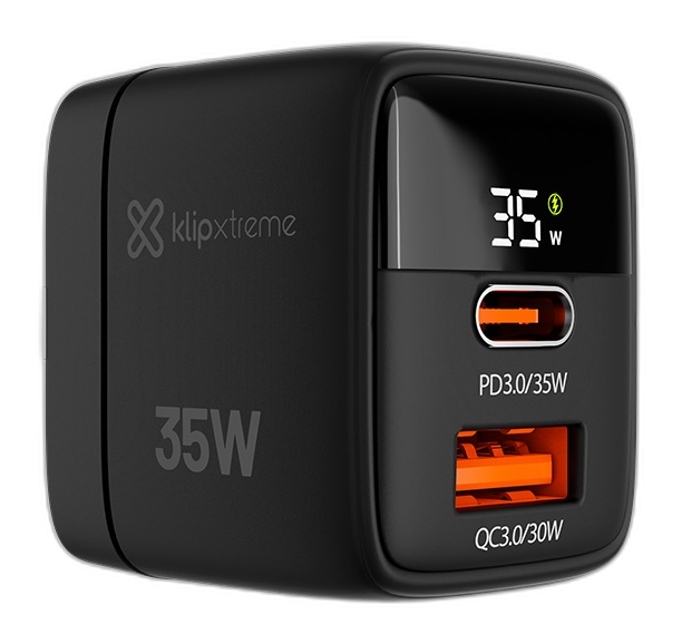 Cargador Klip Xtreme 35W para teléfono y tableta