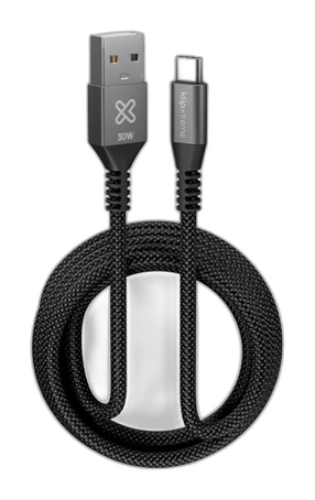 USB cable Klip Xtreme 24 pin USB-C 9 pin USB Type A 3 m