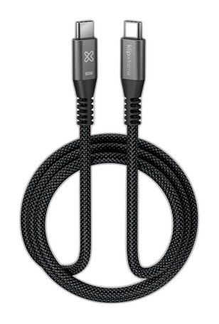 Cable USB-C Klip Xtreme 24 pin 1m negro