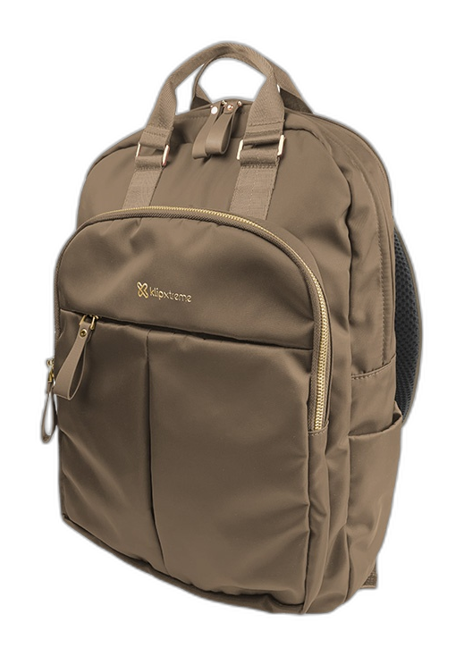 Klip Xtreme - Notebook carrying backpack - 15.6" - 1200D Nylon - Brown
