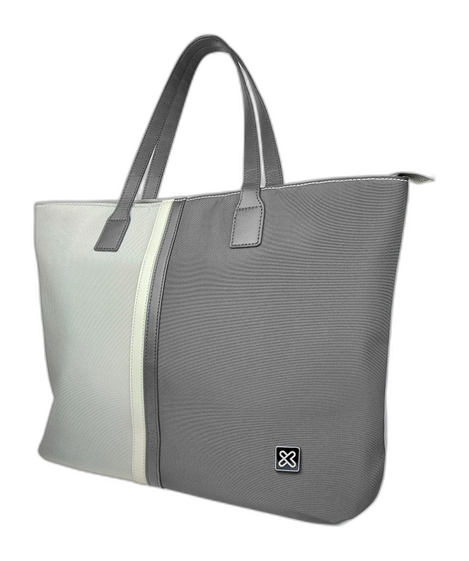 15.6" Klip Xtreme 1200D polyester Gray/White Ladies Bag