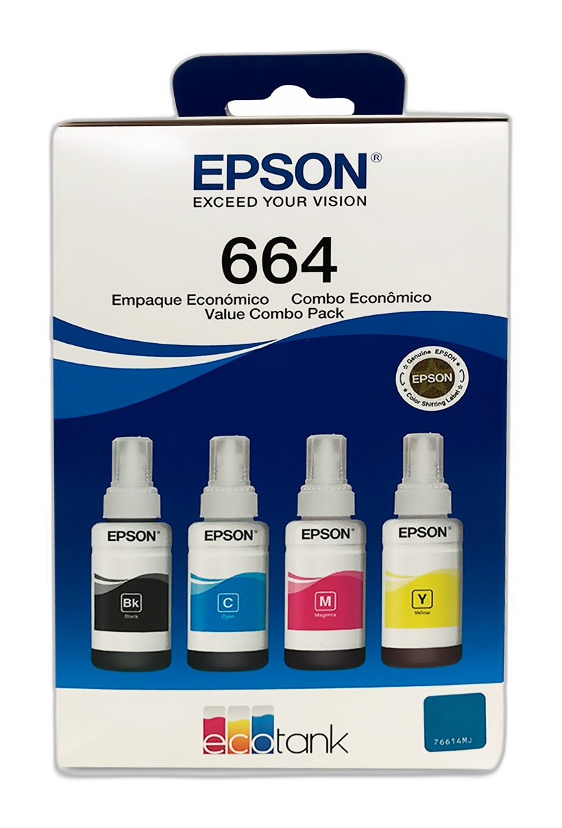 Epson - T664520-4 - Ink tank - Color - Pack full set L120 L