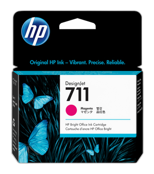 HP Cartucho de tinta DesignJet 711 magenta de 29 ml
