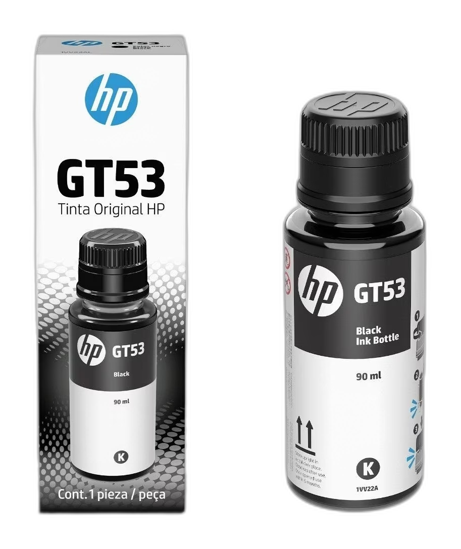 HP - GT53 - Ink cartridge - Black - 1VV22AL - Botella de tinta HP GT53 Negro 4,000 Págs