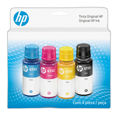 HP GT53/GT52 Ink Bottle Combo 4-Pack