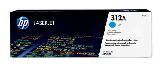 HP Cartucho de tóner 312A cian para LaserJet