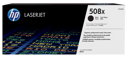 HP Cartucho de tóner original LaserJet 508X negro de alta capacidad
