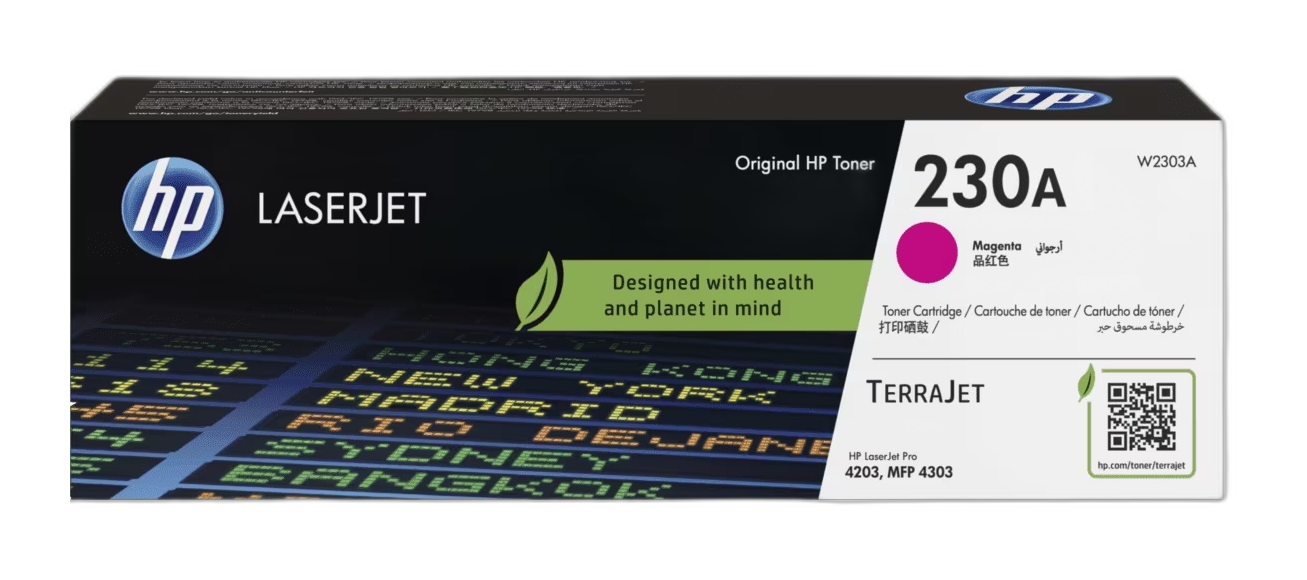 HP 230A - Magenta - original - LaserJet - cartucho de tóner (W2303A) - para Color LaserJet Pro MFP 4301, MFP 4303