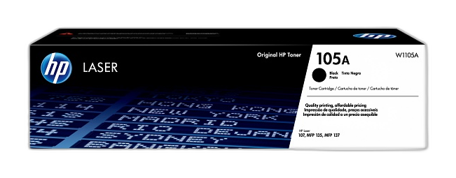 HP 105A - Negro - original - cartucho de tóner (W1105A) - para Laser 107, MFP 135, MFP 137
