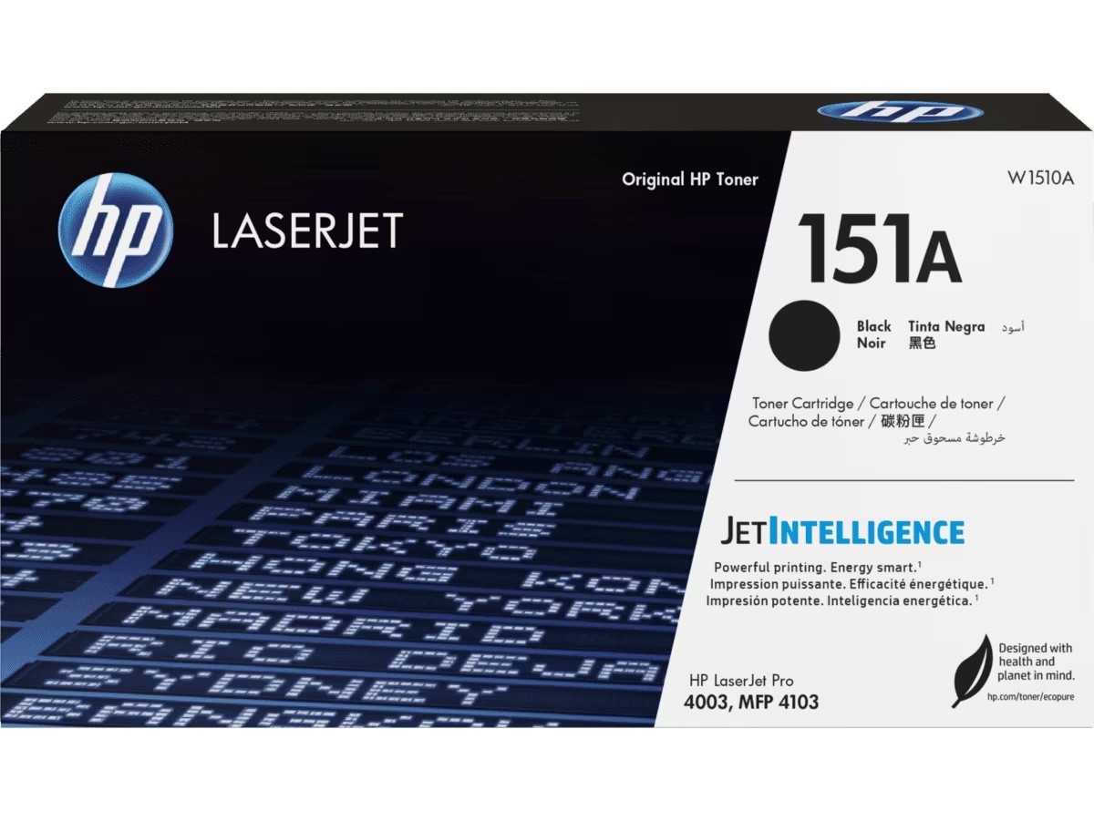 Negro HP 151A original LaserJet cartucho de tóner (W1510A)