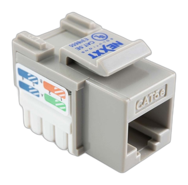 Inserto modular RJ-45 Nexxt Solutions 1 puerto gris
