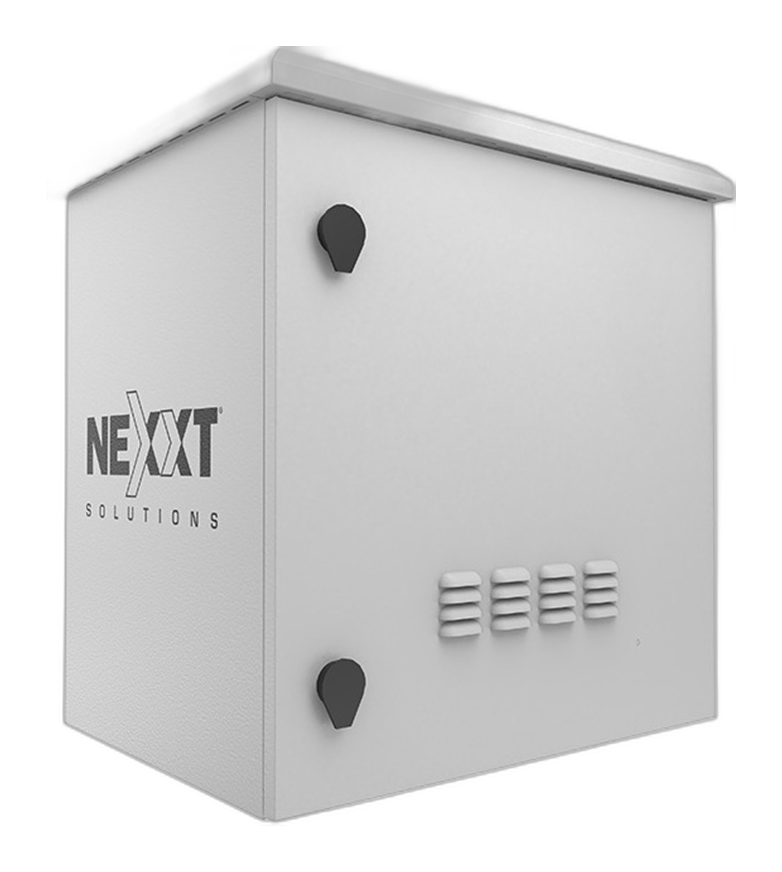 SPCC steel Outdoor Pole Mount Cabinet Light gray powder coat