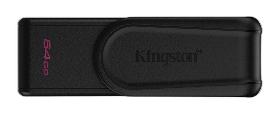 Kingston Technology DataTraveler 64GB Portable USB 3.2 Gen 1 Exodia S (Black/Black)