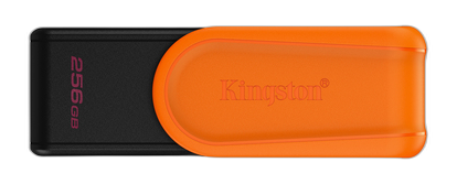 Kingston Technology DataTraveler 256GB Portable USB 3.2 Gen 1 Exodia S (Black/Orange)