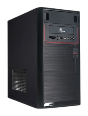 Gabinete Xtech XTQ-100 Micro ATX 600W negro