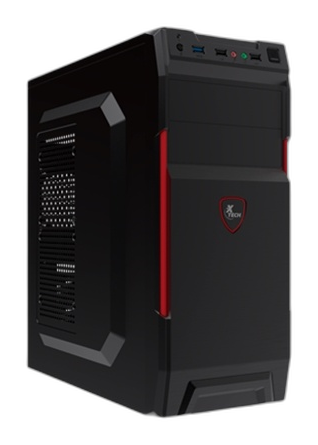 Xtech - Desktop - ATX - Black and red - 600W PS XTQ-214