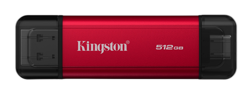 Kingston Technology 512GB Dual USB-A/C Portable SSD, Up to 1050MB/s USB 3.2 Gen 2