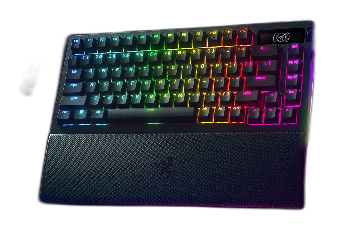 Teclado Razer BlackWidow V4 Pro inalámbrico 75%