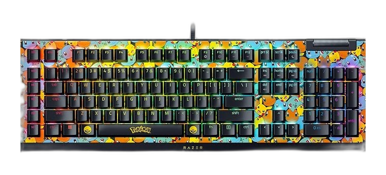 Teclado Razer BlackWidow V4 X Pokémon edición