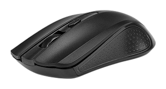 Xtech - Mouse - 2.4 GHz - Wireless - All black - 1600 dpi XTM-310BK