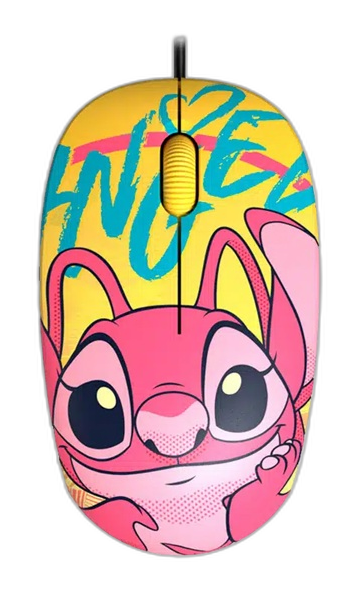 Mouse Xtech XTM-D406ST-YL Disney Stitch amarillo alámbrico