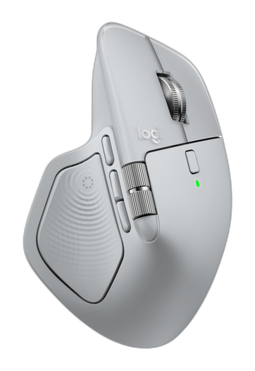 Logitech MX Master 4 ratón Oficina Mano derecha RF Wireless + Bluetooth Laser 8000 DPI