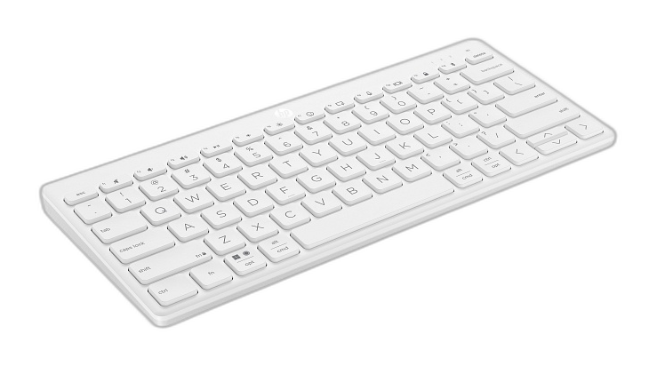 HP - Keyboard - Wireless - White - 692T0AA#ABM
