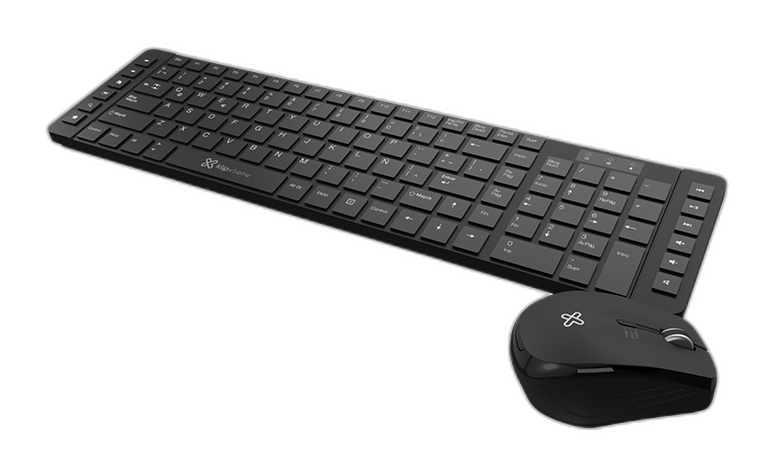 Teclado y mouse inalámbrico Klip Xtreme KCK-270S 2.4 GHz negro