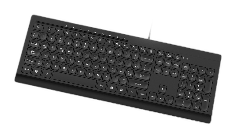 Teclado Klip Xtreme KKM-252S alámbrico negro con multimedia