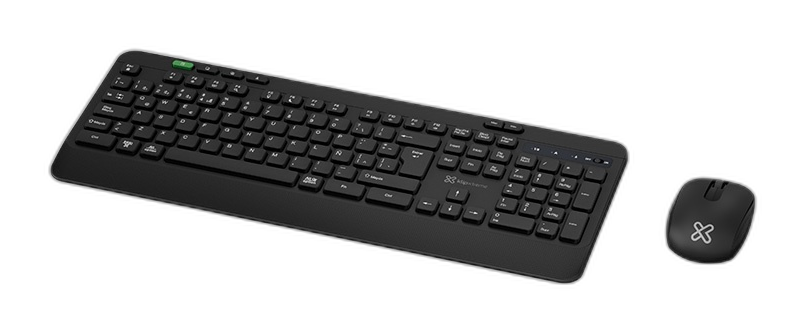 Teclado y mouse inalámbrico Klip Xtreme KBK-750 2.4 GHz Bluetooth negro