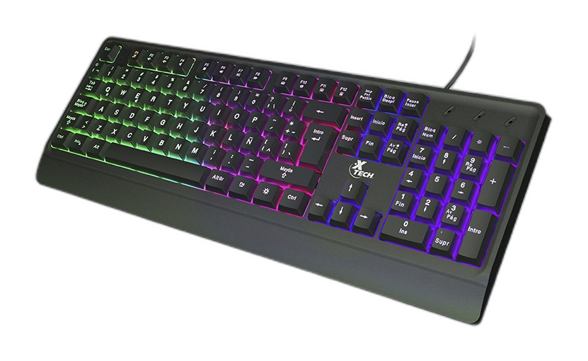 Teclado Xtech Chevalier XTK-505S retroiluminación USB