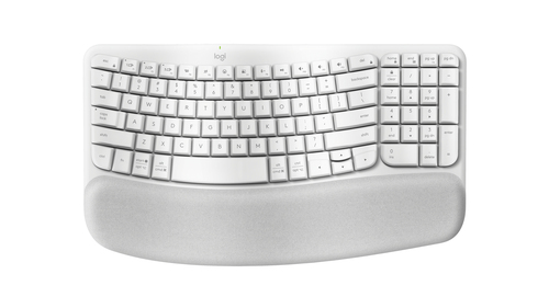 Logitech 920-012279 teclado Oficina RF Wireless + Bluetooth QWERTY Español Blanco