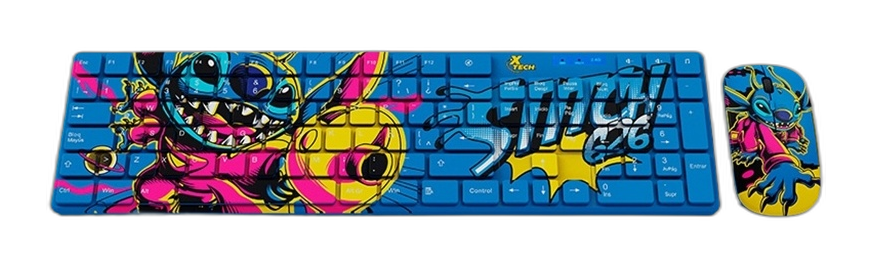 Teclado y ratón Xtech inalámbrico 2.4 GHz