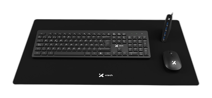 Teclado Xtech inalámbrico 2.4 GHz USB negro