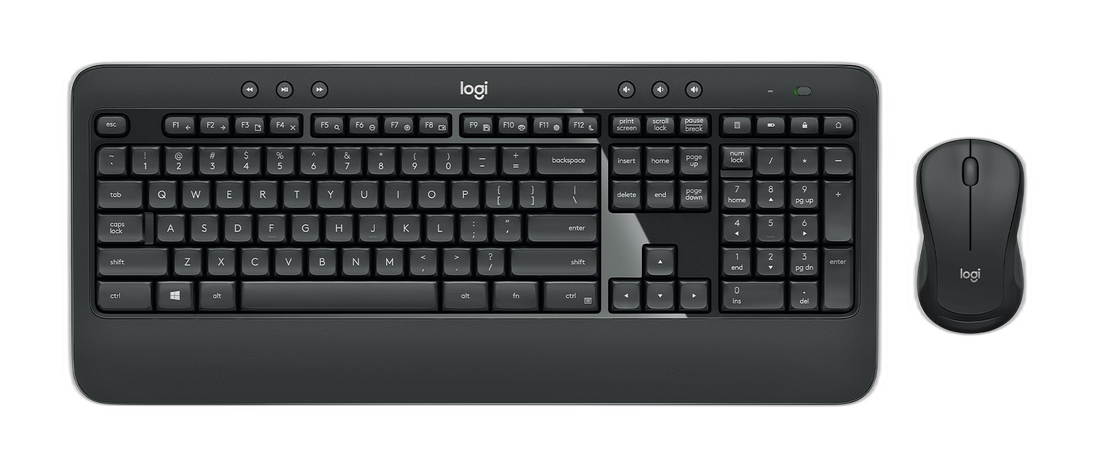 Logitech 920-008671 teclado Ratón incluido RF inalámbrico QWERTY Inglés Negro
